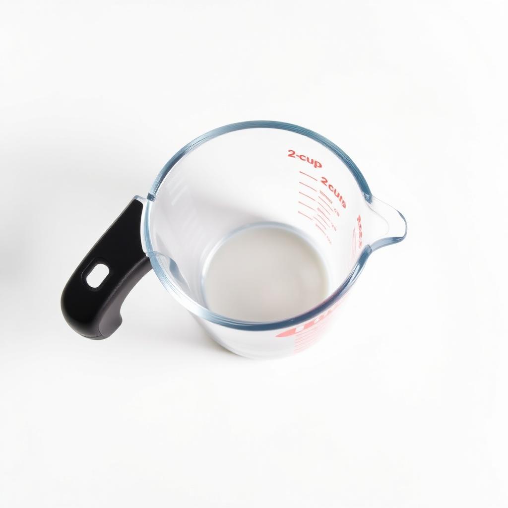 2 Cup Angled Measuring Cup β Read from Above, Comfort Grip